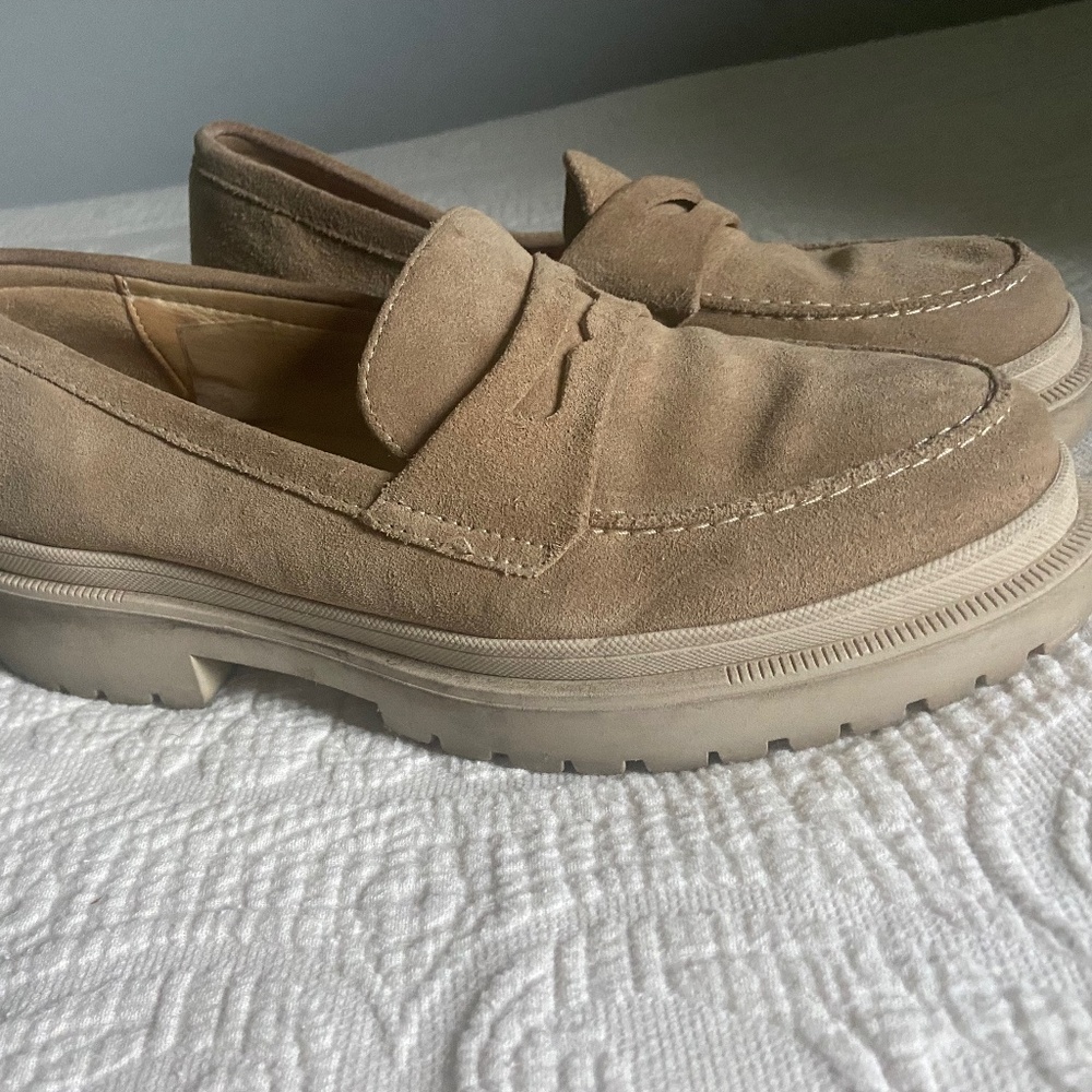 FINAL DAYS Gently Used Portland Leather Co Suede Loafers